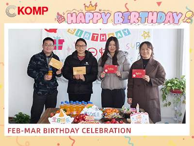 Comemoração de aniversário dos funcionários em março